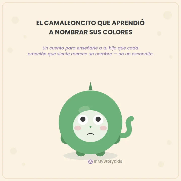 El camaleoncito que aprendió a nombrar sus colores