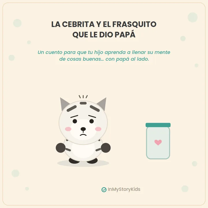 La cebrita y el frasquito que le dio papá
